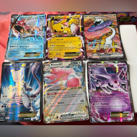 POKEMON EX CARDS (6)